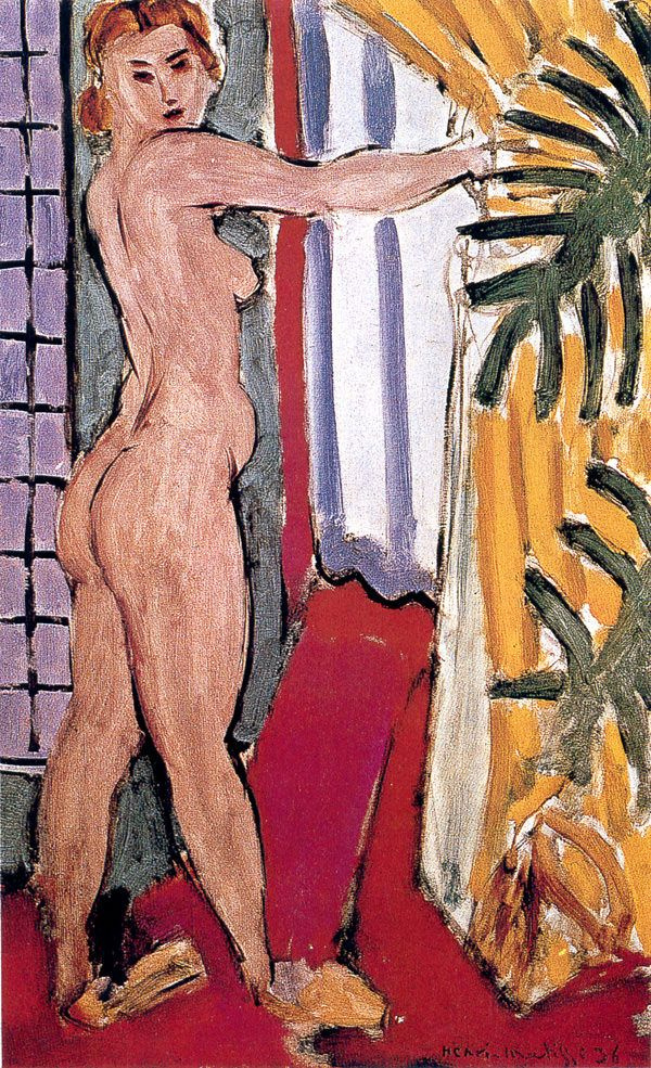 Nude Standing At The Open Window Cm By Henri Matisse