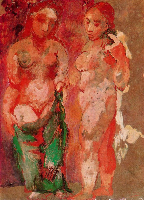 Pablo Picasso Two naked women 1906 4358 cm Descriptif de l œuvre