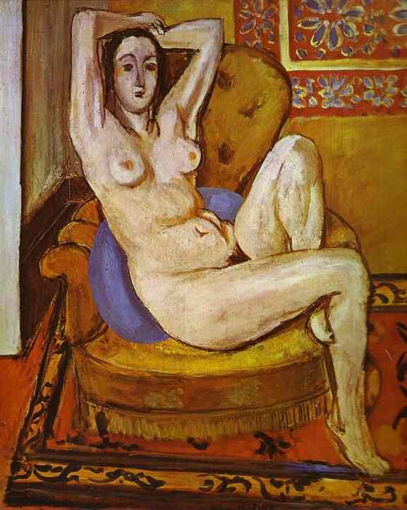 Henri Matisse Nude On A Blue Pillow Description Of The Artwork Arthive