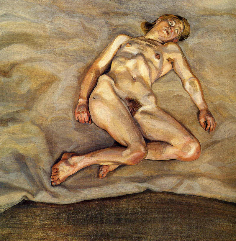 Lucien Freud Sleeping Naked Girl I Cm Descripci N De La