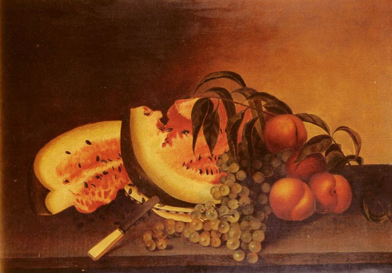 Rubens Peel Still life with watermelon Descripción de la obra Arthive