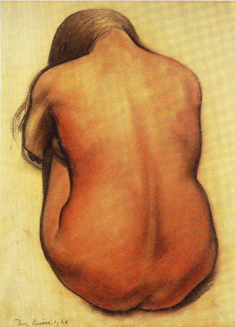 Diego Maria Rivera Back of a naked girl Descriptif de l œuvre Artchive