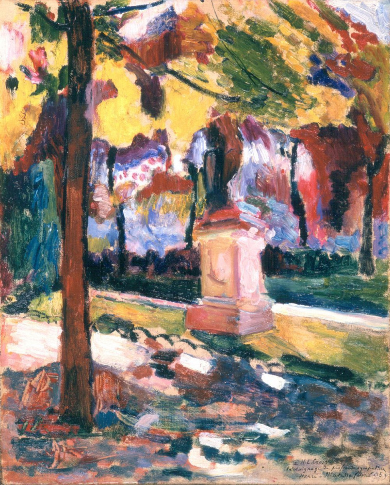 Henri Matisse The Luxembourg Gardens Cm Description Of