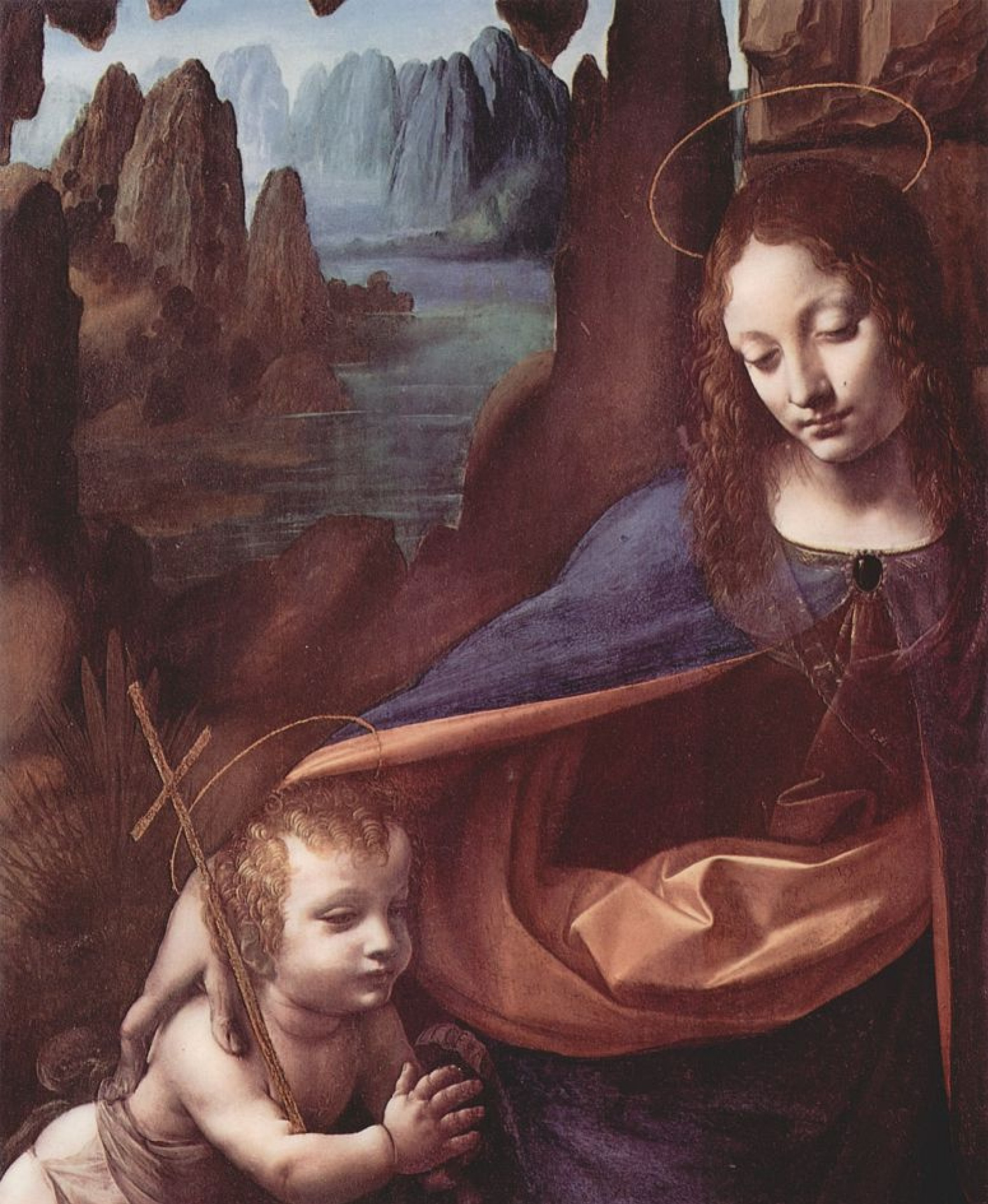 Virgin of the rocks (detail), 1505, 120×190 cm by Leonardo da Vinci:  History, Analysis & Facts | Arthive