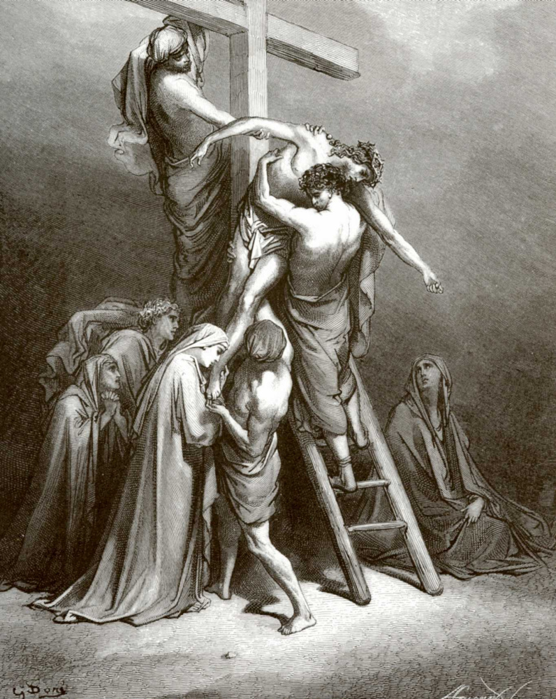 Paul Gustave Dore Illustration To The Bible The Descent From The Cross