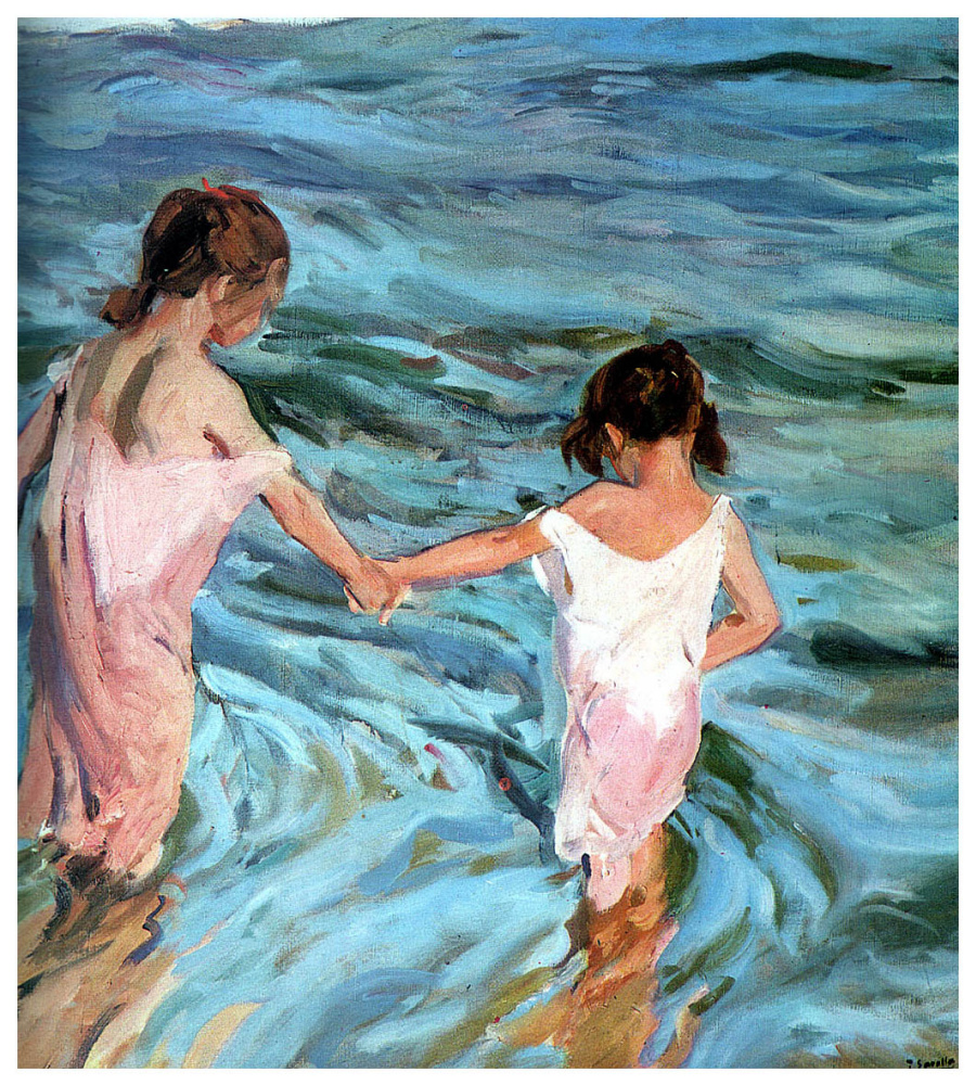 Joaquín Sorolla Soroya Girls in the sea 1909 150150 cm