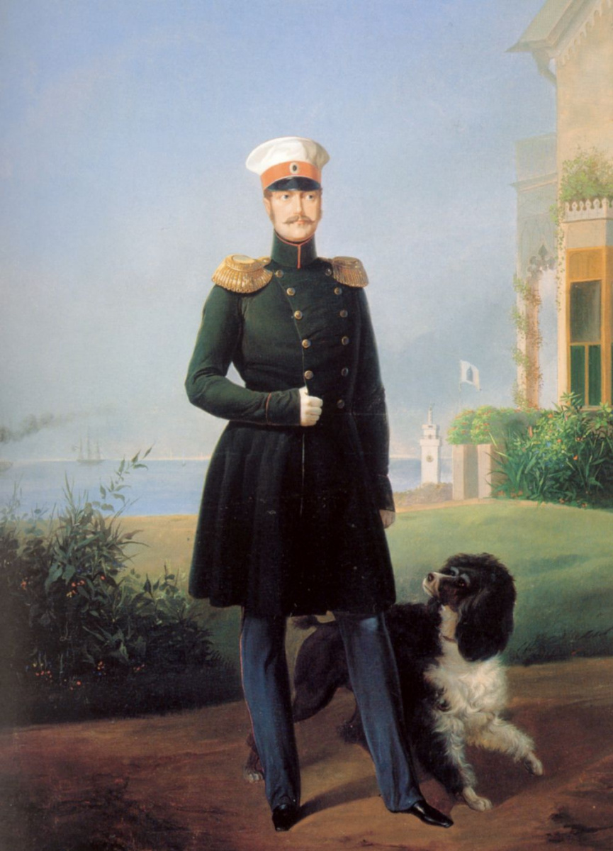 Franz Kruger Portrait Of Emperor Nicholas I Descriptif De L