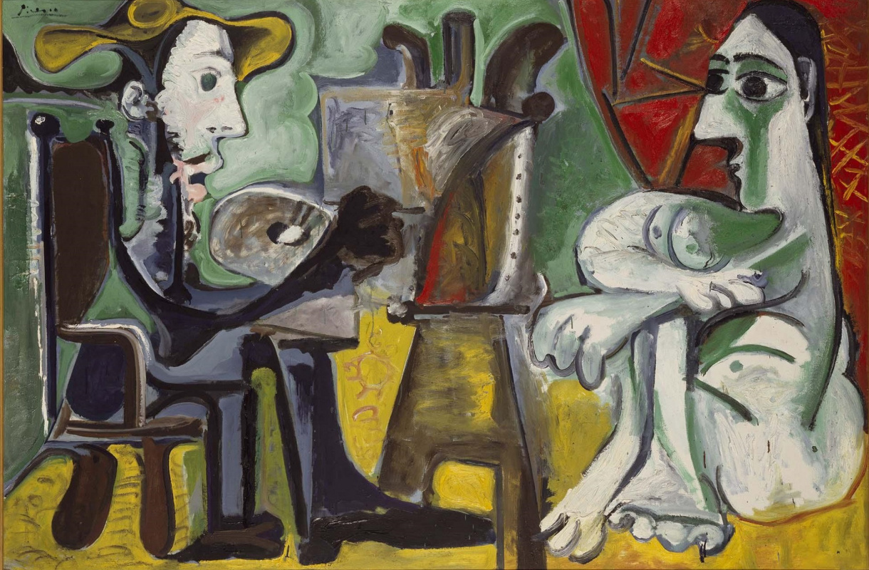 Pablo Picasso The Artist And His Model 1963 195130 Cm