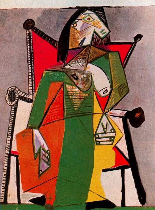 Pablo Picasso Woman sitting in chair 1941 Descriptif de l œuvre