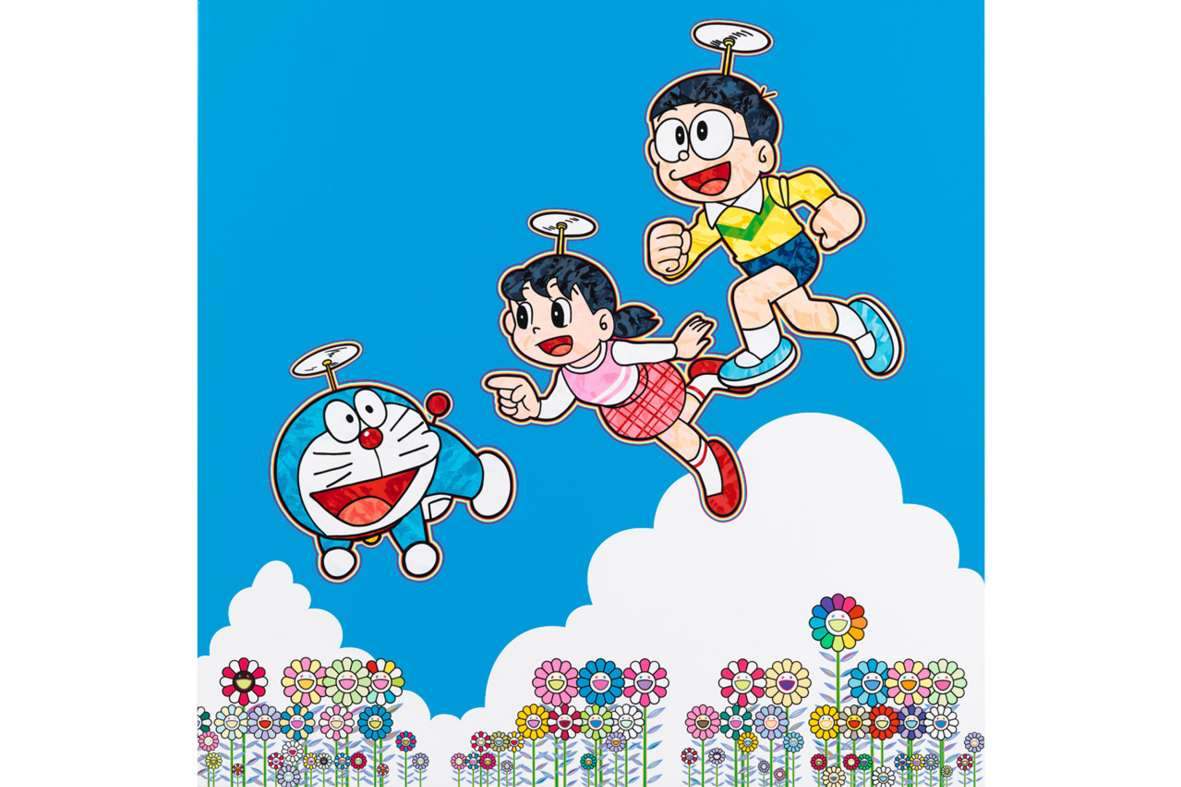 Takashi Murakami, 'Superflat Doraemon' at Perrotin, Tokyo, Japan