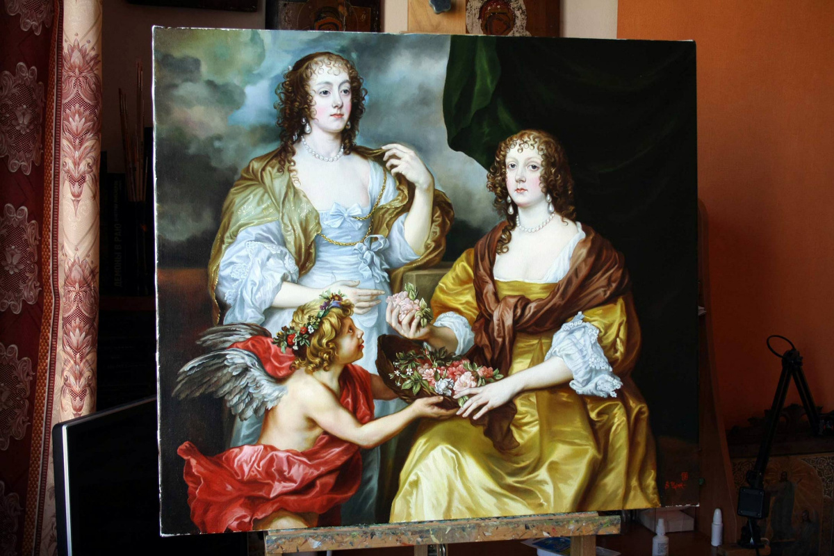Portrait of Lady Timbleby and Viscountess Andover