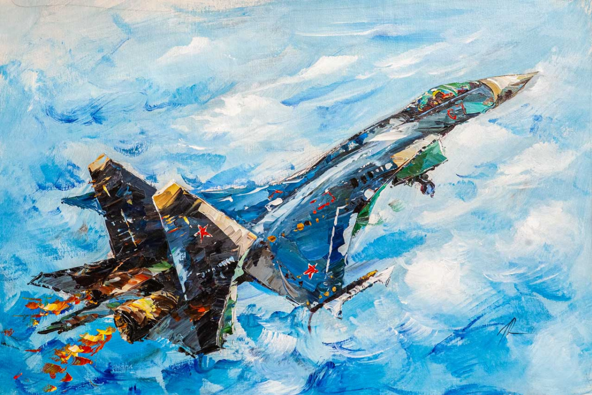 Jose Rodriguez. Aircraft Su-35. Into the sky
