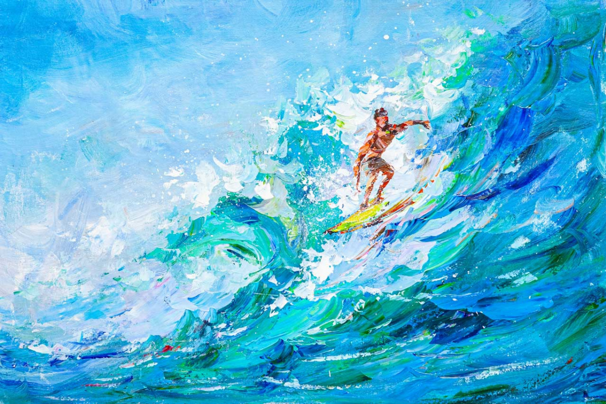 Jose Rodriguez. Surfing. Surfing the wave