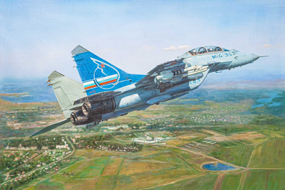 Savely Kamsky. Aircraft MiG-35. Between the sky and the ground