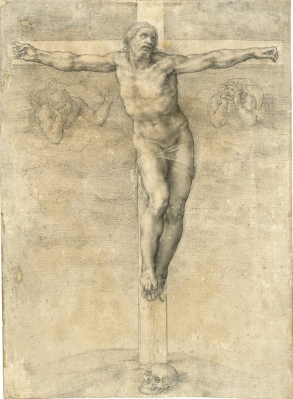 Michelangelo. Christ On The Cross. Created for Vittoria Colonna.
British Museum, London