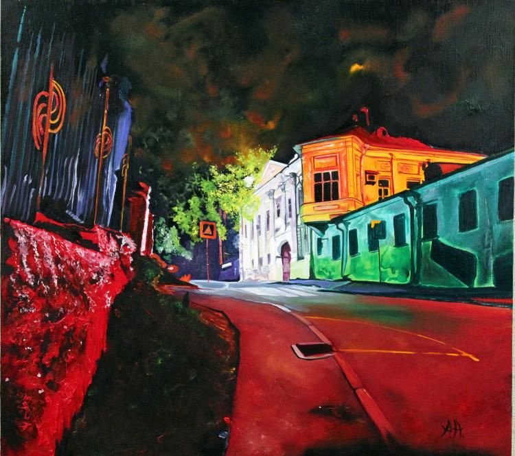 Алексей Аронов. «Два часа до рассвета. Москва». Холст, масло. 2015 Алексей Аронов. «Два часа до рассвета. Москва». Холст, масло. 2015