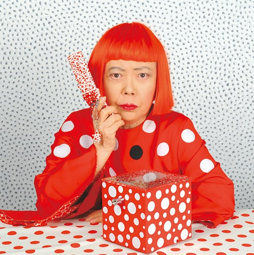 Artist Yayoi Kusama paints life in polka dots