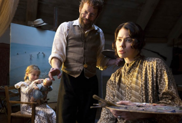 A still from the movie: Marie, Søren and their daughter Vibeke A still from the movie: Marie, Søren and their daughter Vibeke