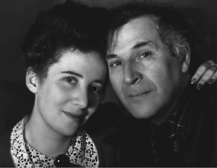 Marc Chagall with his daughter Ida. Photo Source