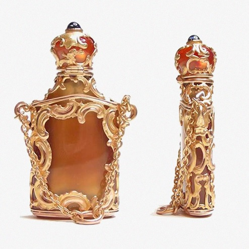 Perfume bottle. 1886. The Firm of Carl Fabergé.