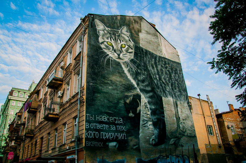 Today, murals are in almost every city in the world. Huge drawings covering the unsightly architectu