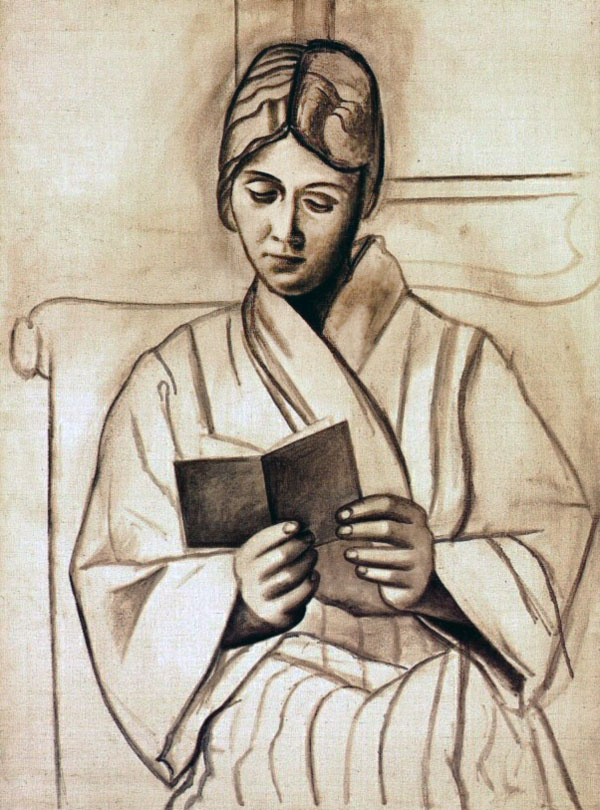 Пабло Пикассо. «Читающая Ольга». 1920 Пабло Пикассо. «Читающая Ольга». 1920
