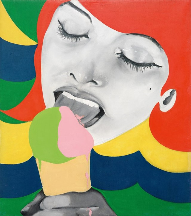 Эвелин Аксель, «Мороженое» (1964). Филадельфийский художественный музей Эвелин Аксель, «Мороженое» (1964). Филадельфийский художественный музей