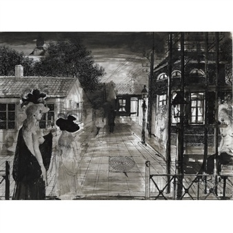A skeleton in the closet or What are women waiting for in Paul Delvaux’s paintings?