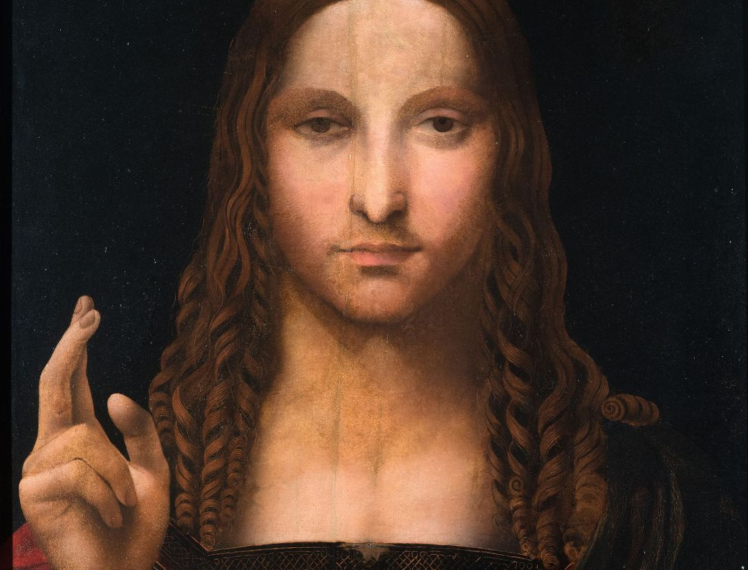 Спаситель мира (Сальватор Мунди). Леонардо да Винчи, 1500