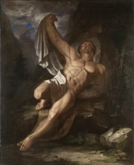 Умирающий Геркулес, 1813 г. 

В Королевской академии художеств Морзе учился в студии Бенджамина Уэст