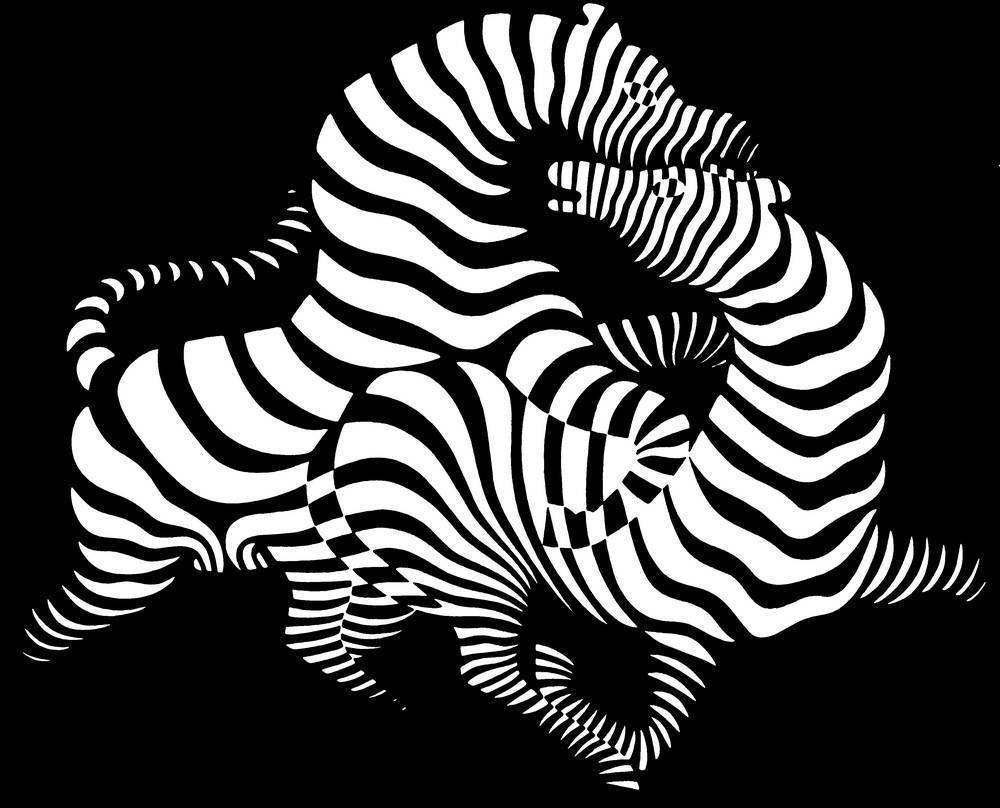 Оп-арт Виктора Вазарели: космические зебры оптимиста