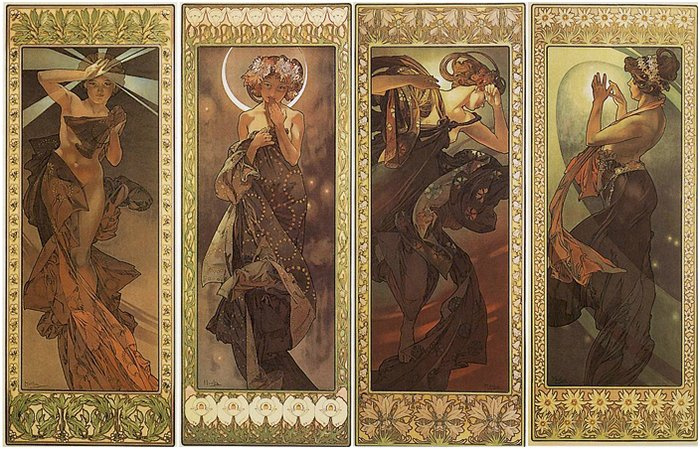 Альфонс Муха. «Луна и звезды» Альфонс Муха. «Луна и звезды»