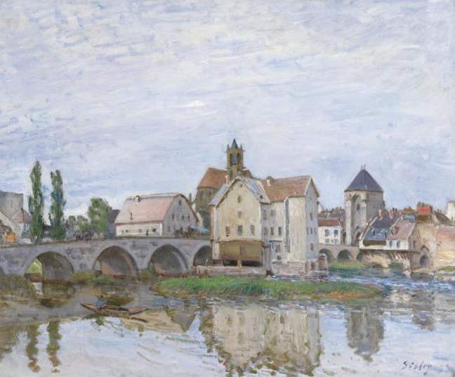 Альфред Сислей. Море-сюр-Луан, 1892 г.
Частное собрание.