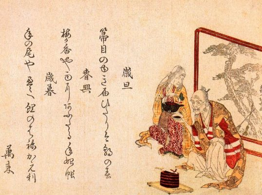 Japanese Compact Calligraphy & Ink Painting Set Washi paper box Shishodo  Shodo