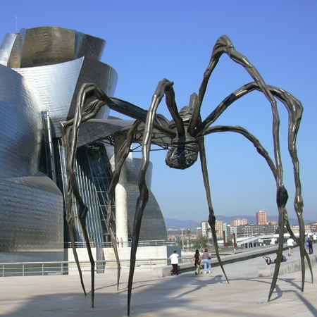 The most famous and the largest spider — to be exact, a female one — is called Maman. It is a nine-m The most famous and the largest spider — to be exact, a female one — is called Maman. It is a nine-m