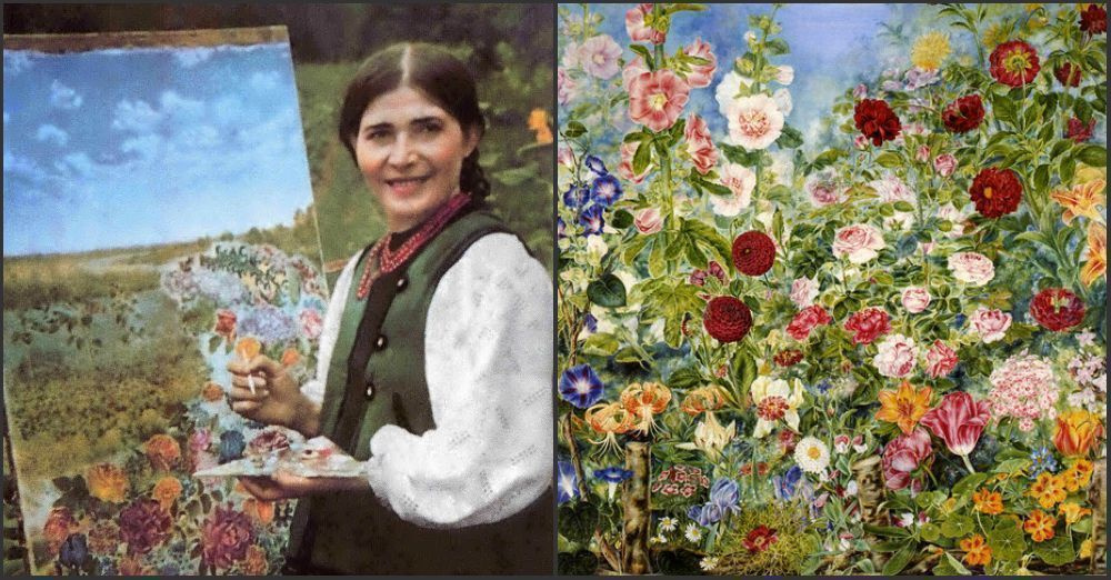 The flower kingdom of Kateryna Bilokur: 10 facts about the artist