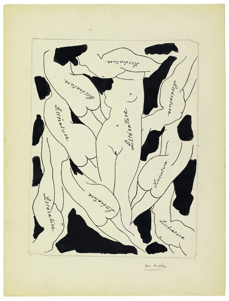 Ненормативный Пикабиа в «Литературе» - в Париже впервые  показывают оригиналы рисунков французского авангардиста