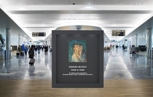 Flying with Edvard Munch: the artist`s masterpieces on view at Oslo airport