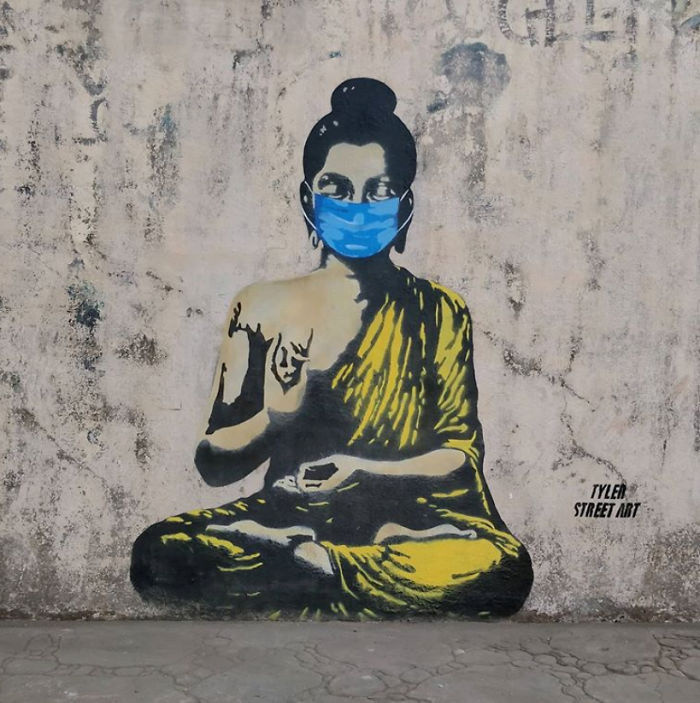 Мумбаи, Индия. Автор: Tyler Street Art Мумбаи, Индия. Автор: Tyler Street Art