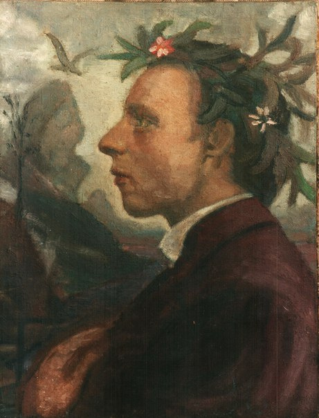 Велимир Хлебников. Портрет работы А. Волконского. Конец 1950-х гг. Дом-музей В. Хлебникова в Астраха Велимир Хлебников. Портрет работы А. Волконского. Конец 1950-х гг. Дом-музей В. Хлебникова в Астраха