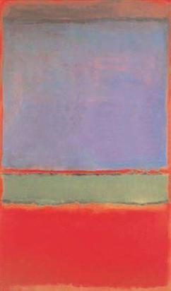 Mark Rothko. "No. 6 (Violet, Green and Red)", 1951
