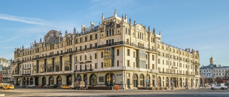 Metropol Hotel. Moscow, 1899—1905. Philanthropist Savva Mamontov was the initiator of the constructi