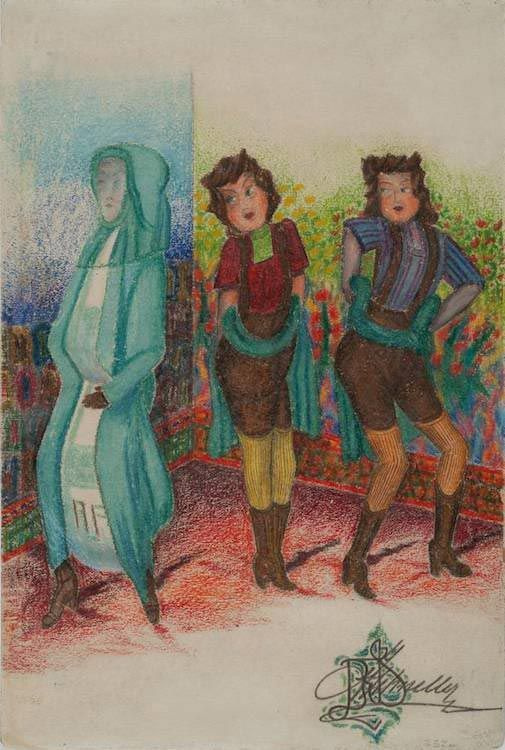 Что ж, вот такие там были иллюстрации — смотрите и на выставке! (Работа Joseph Schneller, 1910−1916) Что ж, вот такие там были иллюстрации — смотрите и на выставке! (Работа Joseph Schneller, 1910−1916)