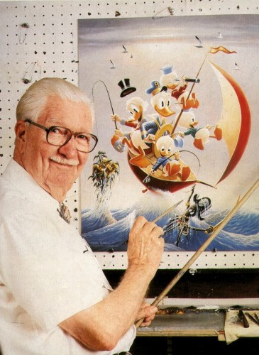 Карл Баркс (Carl Barks) (1901−2000) диснеевский художник, автор комиксов и создатель Дагбурга, мульт Карл Баркс (Carl Barks) (1901−2000) диснеевский художник, автор комиксов и создатель Дагбурга, мульт