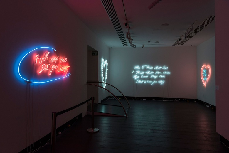 Many of the neon works in the collection are displayed in the St James’s Galleries, which are to the