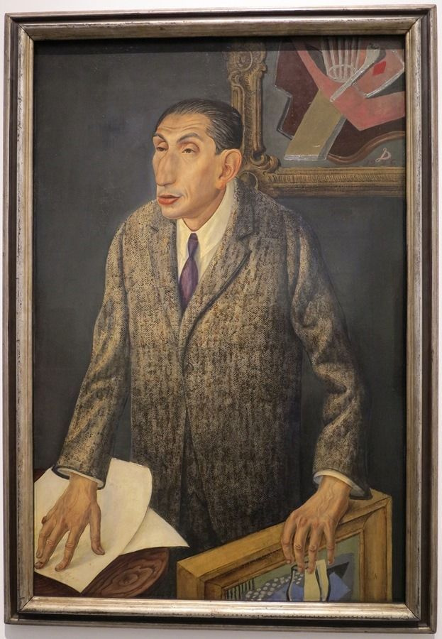 «Портрет арт-дилера Альфреда Флехтхайма», Отто Дикс, 1926 г.
«Портрет… является парафразой выходив «Портрет арт-дилера Альфреда Флехтхайма», Отто Дикс, 1926 г.
«Портрет… является парафразой выходив