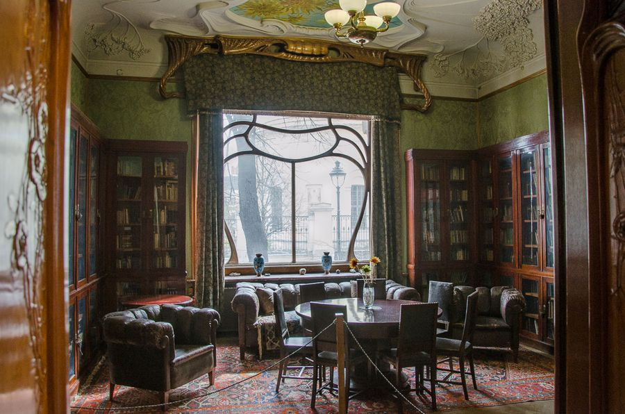 The Gorky memorial library in the Ryabushinsky mansion. Photo source: museum.imli.ru