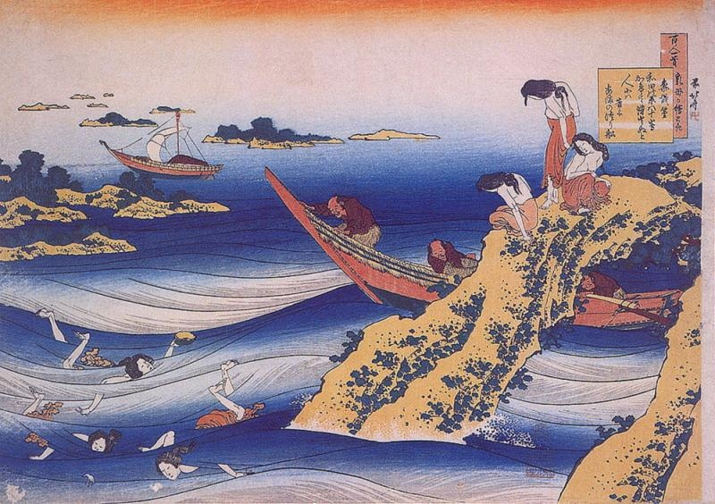Китайская картина море