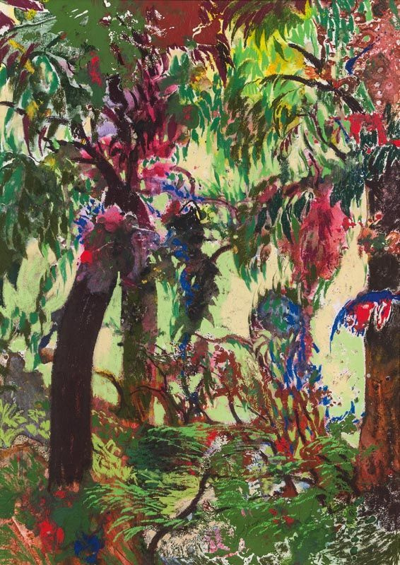 Ernst Fuchs. African rainforest