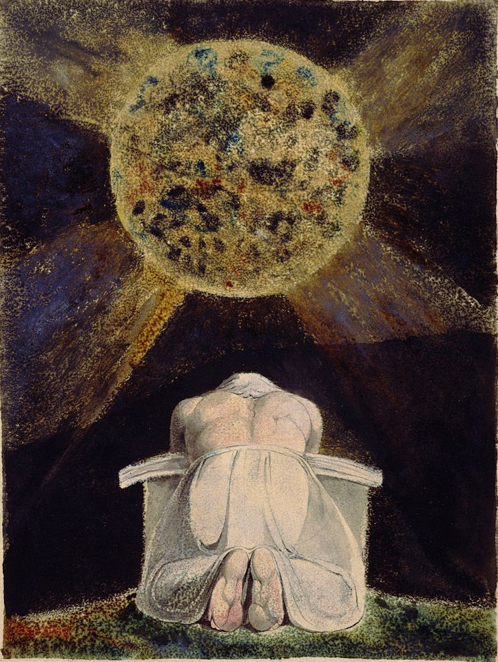 William Blake. Engraving of "Songs of Loss"